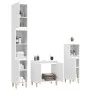 3-teiliges Badezimmermöbelset aus weißem Sperrholz von vidaXL, Badezimmermöbel - Ref: Foro24-3185581, Preis: 178,83 €, Rabatt: %
