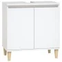 Juego de muebles de baño 3 pzas madera contrachapada blanco de vidaXL, Muebles de baño - Ref: Foro24-3185581, Precio: 182,26 ...