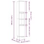 3-teiliges Badezimmermöbelset aus weißem Sperrholz von vidaXL, Badezimmermöbel - Ref: Foro24-3185581, Preis: 181,60 €, Rabatt: %