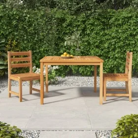 Garden dining set 3 pieces solid teak wood by vidaXL, Garden sets - Ref: Foro24-3157179, Price: 410,76 €, Discount: %