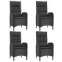 7-piece garden dining set and black synthetic rattan cushions by vidaXL, Garden sets - Ref: Foro24-3185081, Price: 1,00 €, Di...