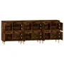 Aparadores 3 uds madera contrachapada roble ahumado 60x35x70 cm de vidaXL, Aparadores - Ref: Foro24-3185772, Precio: 168,72 €...
