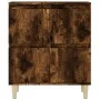 Aparadores 3 uds madera contrachapada roble ahumado 60x35x70 cm de vidaXL, Aparadores - Ref: Foro24-3185772, Precio: 168,72 €...