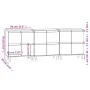 Aparadores 3 uds madera contrachapada roble ahumado 60x35x70 cm de vidaXL, Aparadores - Ref: Foro24-3185772, Precio: 168,72 €...