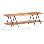Mueble para TV de madera maciza de acacia 160x40x50 cm