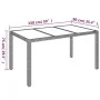 Garden dining set 7 pieces and gray synthetic rattan cushions by vidaXL, Garden sets - Ref: Foro24-3157960, Price: 515,18 €, ...