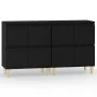 Sideboards 2 pcs black plywood 60x35x70 cm by vidaXL, Sideboards - Ref: Foro24-3185752, Price: 144,38 €, Discount: %
