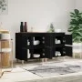 Sideboards 2 pcs black plywood 60x35x70 cm by vidaXL, Sideboards - Ref: Foro24-3185752, Price: 144,38 €, Discount: %
