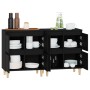 Sideboards 2 Stück schwarzes Sperrholz 60x35x70 cm von vidaXL, Sideboards - Ref: Foro24-3185752, Preis: 146,62 €, Rabatt: %