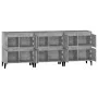 Sideboards 3 pcs concrete gray plywood 60x35x70 cm by vidaXL, Sideboards - Ref: Foro24-3185779, Price: 201,40 €, Discount: %