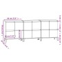Sideboards 3 Stück betongraues Sperrholz 60x35x70 cm von vidaXL, Sideboards - Ref: Foro24-3185779, Preis: 204,26 €, Rabatt: %