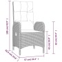 5-piece garden dining set with gray synthetic rattan cushions by vidaXL, Garden sets - Ref: Foro24-3185025, Price: 629,72 €, ...