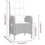 5-teiliges Garten-Essset mit grauen Kissen aus synthetischem Rattan von vidaXL, Gartensets - Ref: Foro24-3185025, Preis: 678,...