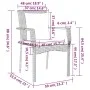 Garden dining set 9 pieces and gray synthetic rattan cushions by vidaXL, Garden sets - Ref: Foro24-3184974, Price: 730,79 €, ...