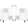 Sideboards 3 Einheiten aus glänzend weißem Sperrholz 60x35x70 cm von vidaXL, Sideboards - Ref: Foro24-3185745, Preis: 176,83 ...