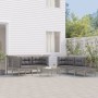 10-teiliges Gartenmöbel-Set und graue synthetische Rattankissen von vidaXL, Gartensets - Ref: Foro24-3187575, Preis: 516,69 €...