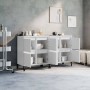 Sideboards 2 Stück weißes Sperrholz 60x35x70 cm von vidaXL, Sideboards - Ref: Foro24-3185759, Preis: 127,22 €, Rabatt: %