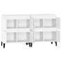 Sideboards 2 Stück weißes Sperrholz 60x35x70 cm von vidaXL, Sideboards - Ref: Foro24-3185759, Preis: 127,22 €, Rabatt: %