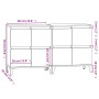 Sideboards 2 Stück weißes Sperrholz 60x35x70 cm von vidaXL, Sideboards - Ref: Foro24-3185759, Preis: 127,22 €, Rabatt: %
