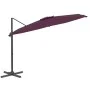 Ampelschirm mit burgunderroten LEDs 400x300 cm von vidaXL, Sonnenschirme - Ref: Foro24-319933, Preis: 258,35 €, Rabatt: %
