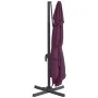 Cantilever parasol with burgundy red LEDs 400x300 cm by vidaXL, Umbrellas - Ref: Foro24-319933, Price: 258,35 €, Discount: %