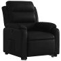 Sillón reclinable elevable cuero artificial negro en Sillones | Comprar online en Foro24
