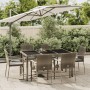 7-teiliges Garten-Esszimmerset und Kissen synthetisches Rattangrau von vidaXL, Gartensets - Ref: Foro24-3184984, Preis: 483,4...