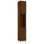 3-teiliges Badezimmermöbel-Set aus braunem Eichensperrholz von vidaXL, Badezimmermöbel - Ref: Foro24-3185588, Preis: 192,16 €...