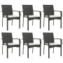 7-piece garden dining set and black synthetic rattan cushions by vidaXL, Garden sets - Ref: Foro24-3184979, Price: 591,13 €, ...