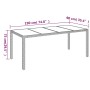 7-piece garden dining set and black synthetic rattan cushions by vidaXL, Garden sets - Ref: Foro24-3184979, Price: 525,27 €, ...