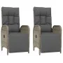4-piece garden dining set with gray PE rattan cushions by vidaXL, Garden sets - Ref: Foro24-3185085, Price: 435,73 €, Discoun...