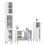 Juego de muebles de baño 3 pzas madera contrachapada blanco de vidaXL, Muebles de baño - Ref: Foro24-3185613, Precio: 193,03 ...