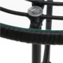5-piece black synthetic rattan garden dining set by vidaXL, Garden sets - Ref: Foro24-3157838, Price: 299,73 €, Discount: %