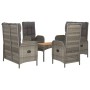 5-piece garden dining set with gray synthetic rattan cushions by vidaXL, Garden sets - Ref: Foro24-3185087, Price: 564,09 €, ...