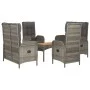 5-piece garden dining set with gray synthetic rattan cushions by vidaXL, Garden sets - Ref: Foro24-3185087, Price: 577,55 €, ...