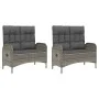 5-piece garden dining set with gray synthetic rattan cushions by vidaXL, Garden sets - Ref: Foro24-3185087, Price: 577,55 €, ...