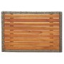5-teiliges Garten-Esszimmerset mit synthetischen Rattankissen grau von vidaXL, Gartensets - Ref: Foro24-3185087, Preis: 564,0...