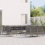 11-piece garden furniture set and gray synthetic rattan cushions by vidaXL, Garden sets - Ref: Foro24-3187583, Price: 619,22 ...