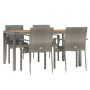 5-piece garden dining set with gray synthetic rattan cushions by vidaXL, Garden sets - Ref: Foro24-3184971, Price: 407,64 €, ...