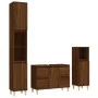 3-piece bathroom furniture set made of brown oak plywood by vidaXL, Bathroom furniture - Ref: Foro24-3185604, Price: 211,80 €...