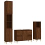 3-teiliges Badmöbel-Set Sperrholz Eiche braun von vidaXL, Badezimmermöbel - Ref: Foro24-3185604, Preis: 217,07 €, Rabatt: %