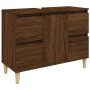 3-teiliges Badmöbel-Set Sperrholz Eiche braun von vidaXL, Badezimmermöbel - Ref: Foro24-3185604, Preis: 217,07 €, Rabatt: %