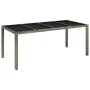 Garten-Essgruppe 7-teilig und graue synthetische Rattankissen von vidaXL, Gartensets - Ref: Foro24-3184985, Preis: 524,55 €, ...