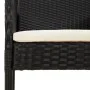 5-piece garden furniture set with black synthetic rattan cushions by vidaXL, Garden sets - Ref: Foro24-3185012, Price: 378,55...