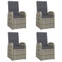 5-piece garden dining set with gray synthetic rattan cushions by vidaXL, Garden sets - Ref: Foro24-3157585, Price: 793,22 €, ...