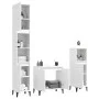 3-teiliges Badmöbel-Set Sperrholz weiß von vidaXL, Badezimmermöbel - Ref: Foro24-3185589, Preis: 186,84 €, Rabatt: %
