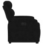 Sillón eléctrico reclinable elevable de terciopelo negro