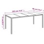 Garden dining set 9 pieces and gray synthetic rattan cushions by vidaXL, Garden sets - Ref: Foro24-3185010, Price: 611,92 €, ...