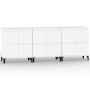 Sideboards 3 pcs white plywood 60x35x70 cm by vidaXL, Sideboards - Ref: Foro24-3185775, Price: 189,22 €, Discount: %