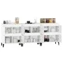 Sideboards 3 Stück weißes Sperrholz 60x35x70 cm von vidaXL, Sideboards - Ref: Foro24-3185775, Preis: 186,44 €, Rabatt: %